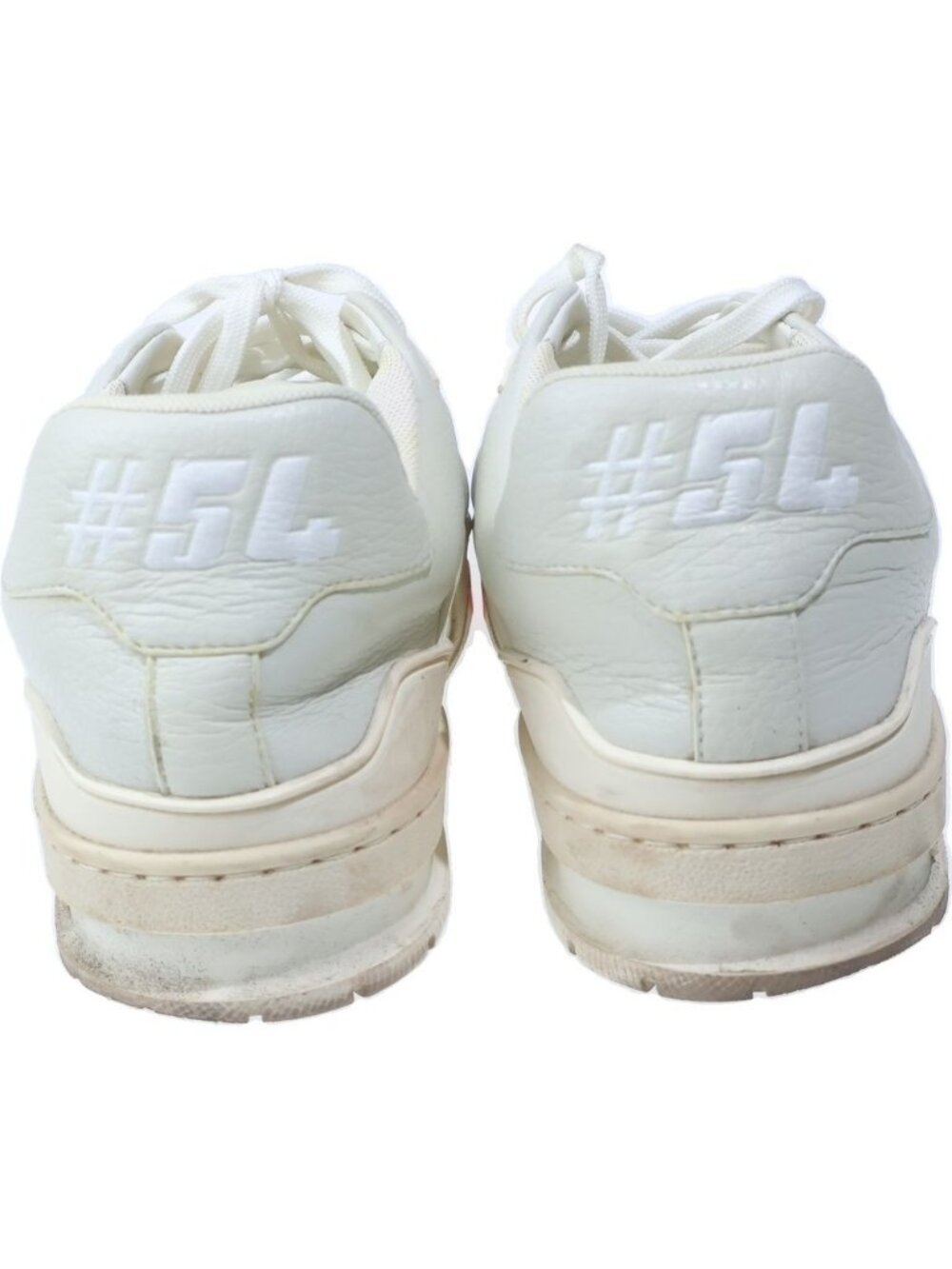 Louis Vuitton LV Trainers Leather Low Cut Sneakers White - Picture 3 of 6